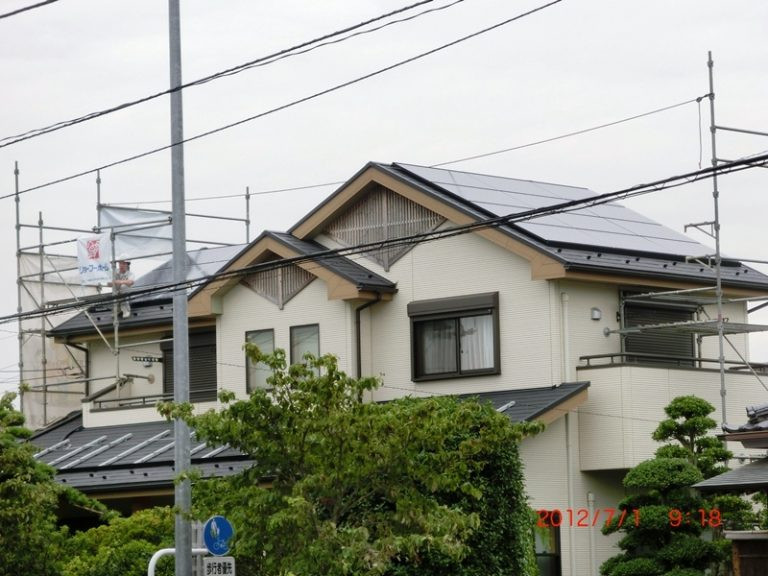 Ｉ様邸ソーラパネル設置工事